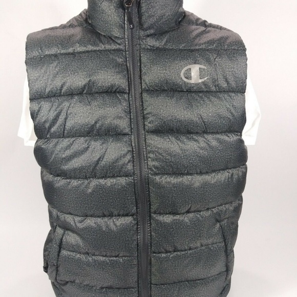 champion men's puffer vest